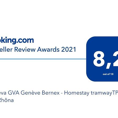 Geneva Bernex - Shared Appartement Roomate Homestay - Tramway 14 Tpg - Viarhona מראה חיצוני תמונה