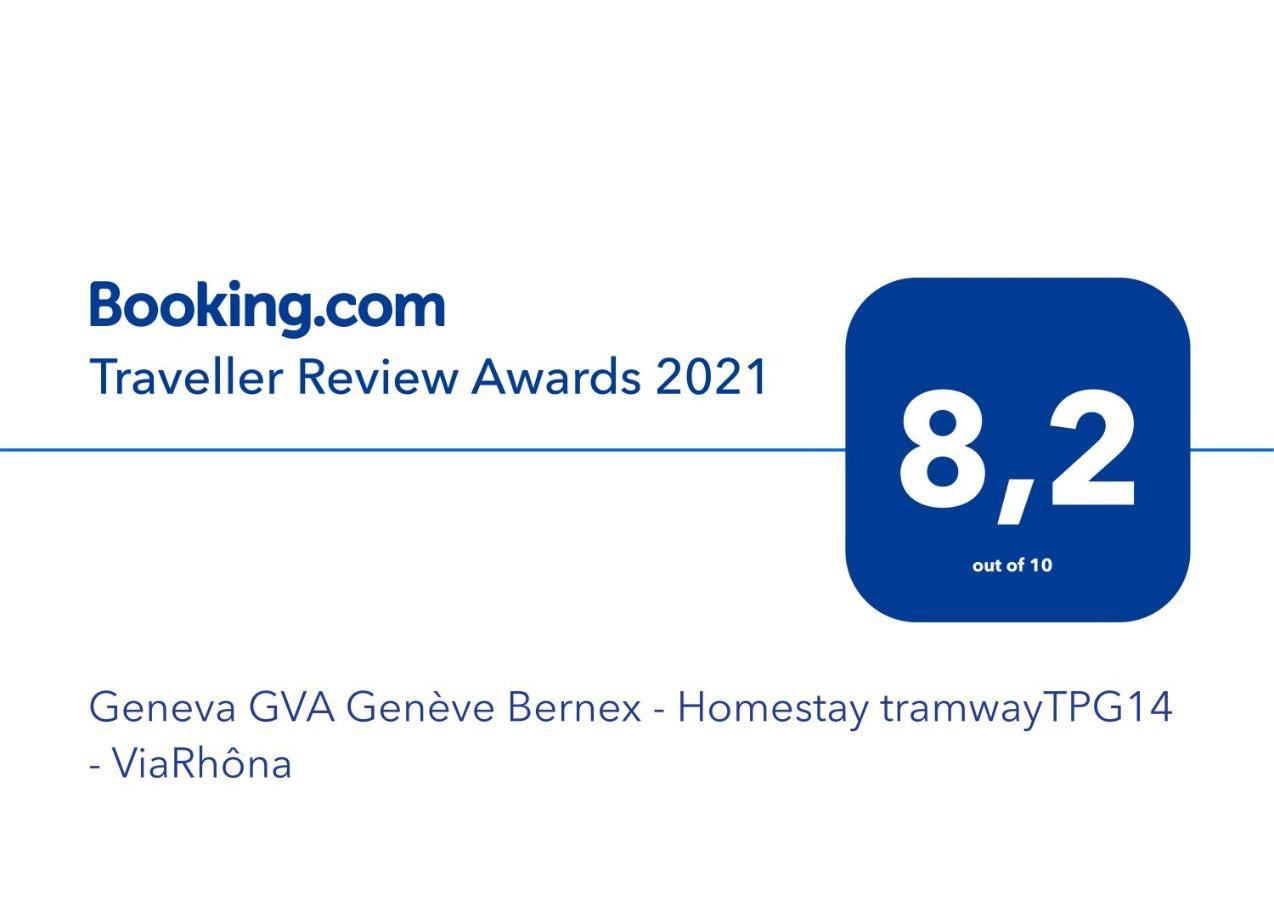 Geneva Bernex - Shared Appartement Roomate Homestay - Tramway 14 Tpg - Viarhona מראה חיצוני תמונה